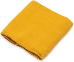 Copertina in mussola per bambini New Baby color senape