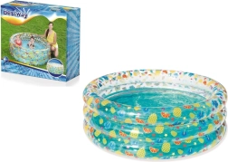 Piscina gonfiabile per bambini Bestway 155 × 53 cm – a tre anelli, motivo frutta