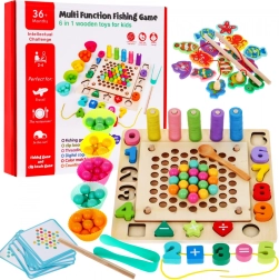 Set educativo in legno 6 in 1 per bambini di 3 anni