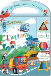 Il mio libro da colorare da viaggio – Trasporti