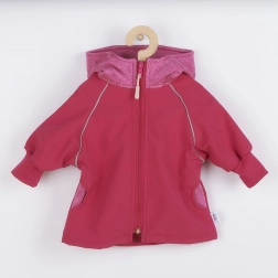 Giubbottino softshell per neonati NEW BABY rosa