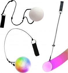Sfera LED luminosa per giocoleria