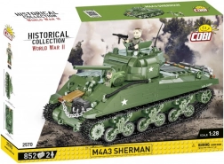 Collezione Storica Blocchi Seconda Guerra Mondiale M4A3 838 pezzi