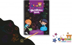 Blocchi per appunti scratch colorati 14 × 20 cm, 10 fogli