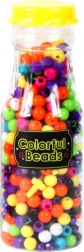 Set di perline colorate in bottiglietta