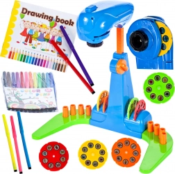 Proiettore per disegnare con altezza e messa a fuoco regolabili