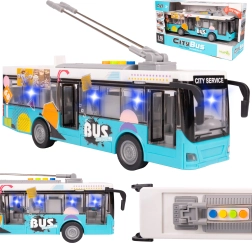 Autobus urbano 1:16 con luce e suono – blu