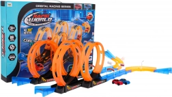Pista da corsa Anello di Fuoco con macchinine, 38 pezzi