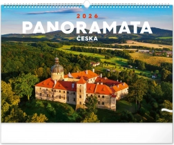 Calendario da parete Panorama di Cechia 2026