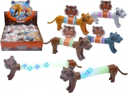 tigre a carica con luce 13 cm