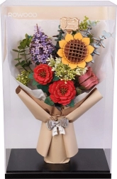 RoboTime Display decorativo con bouquet 3D