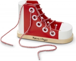 scarpa di legno con lacci MELISSA & DOUG per l’apprendimento dell’allacciatura