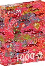 Puzzle Rosso Profondo 1000 pezzi