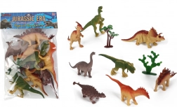 Set di dinosauri in plastica – 10 pezzi