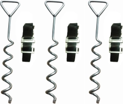 Set di ancoraggio Marimex per trampolini (3 pz)