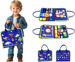 2Kids Toys libro sensoriale busy Dinosauri