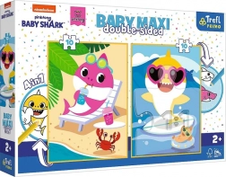 Puzzle per bambini Baby Shark 2x10 pezzi Giornata allegra di uno squalo