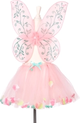 Costume da elfa Elody per bambini – gonna regolabile e ali (3–5 anni)
