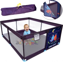 Ampio box e piscina a palline per bambini 160 × 200 cm con borsa da trasporto