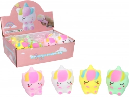 Unicorno antistress da schiacciare 8 cm – giocattolo modellabile