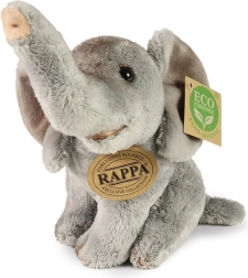Elefante di peluche Rappa seduto 15 cm Eco-Friendly