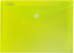 Bustina con bottone A5 Opaline verde lime