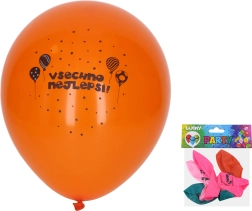 Palloncini gonfiabili Buon compleanno 30 cm - 5 pezzi
