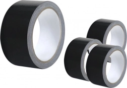 Nastro adesivo tessile nero 48 mm × 50 m – universale ed extra resistente
