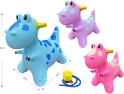 Dinosauro saltellante per bambini con pompetta