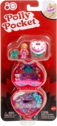 polly pocket set compatto anniversario per l’80º di mattel con anellino
