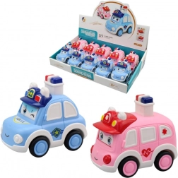 Auto della Polizia e Ambulanza a Pressione