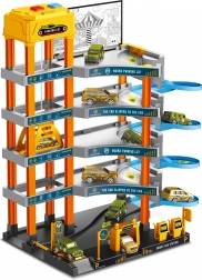 Stazione di parcheggio con garage