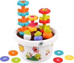 Hola Fioriera Educativa 12m+ con Gioco Sorter e Piramide