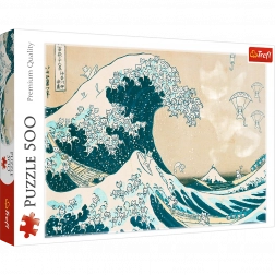 Puzzle 500 pezzi – Grande onda felina Trefl