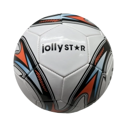 Pallone da calcio in pelle Jolly Star Champion, misura 5