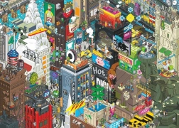 Puzzle Heye Pixorama: indagine newyorkese 1000 pezzi