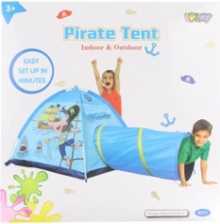 Tenda per bambini pirata con tunnel