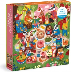 Puzzle Mudpuppy Picnic nel bosco 500 pezzi
