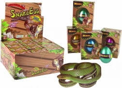 Uovo magico in crescita con serpente schiudibile 6 cm