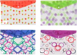 Cartella con bottone a pressione 35x25 cm