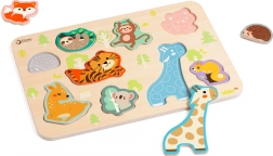 Puzzle in legno a incastro animali CLASSIC WORLD