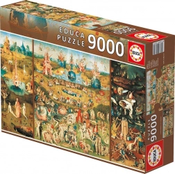 Puzzle 9000 pezzi Il Giardino delle delizie terrene