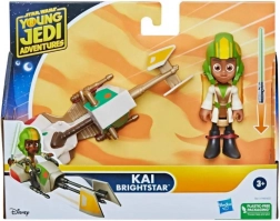 Star Wars Young Jedi Adventures – speeder e action figure di Kai Brightstar