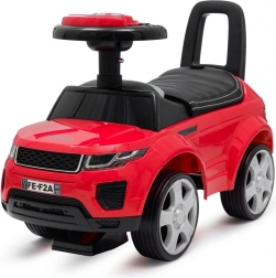 Bicicletta senza pedali per bambini BABY MIX Prime SUV rossa con sella in ecopelle