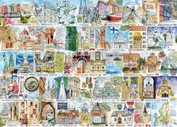 Puzzle Gibsons Monumenti Europei 1000 pezzi