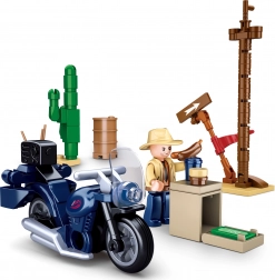 Sluban motociclista in gita – set di costruzione della moto (73 pezzi)