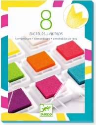 Cuscinetti inchiostrati per timbri Pop di Djeco