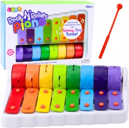 Rock N' Roller piano per bambini - ruota colorata girevole