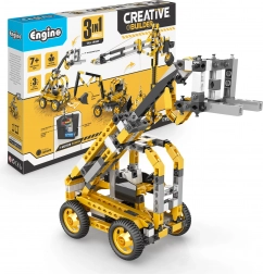 Engino set di costruzione Creative Builder – macchine edili (3 in 1)