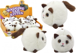 Gatto di peluche Stretch Jumping Mascot bianco